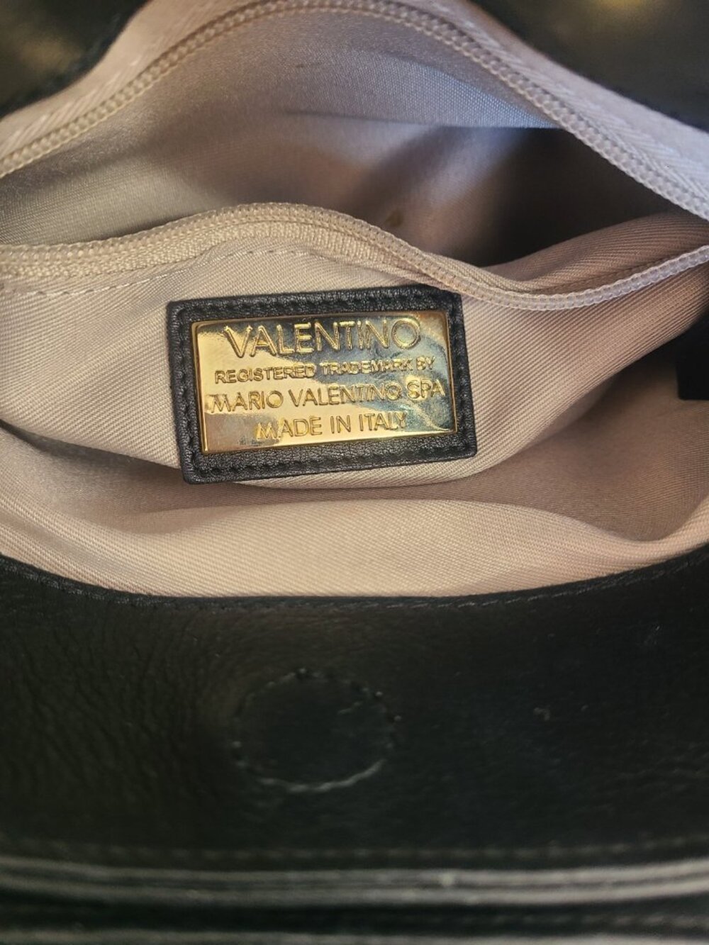 Mario Valentino Rita Quilted Leather Shoulder Bag Black - Picture 6 of 9